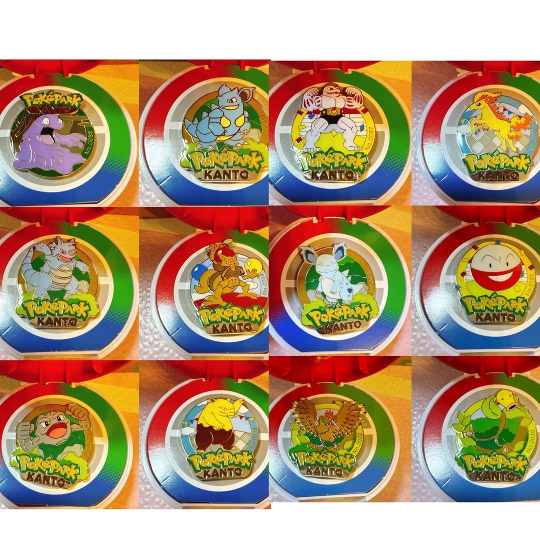 ポケパークカントー ピンズ 12個セット　まとめ売り　被りなし