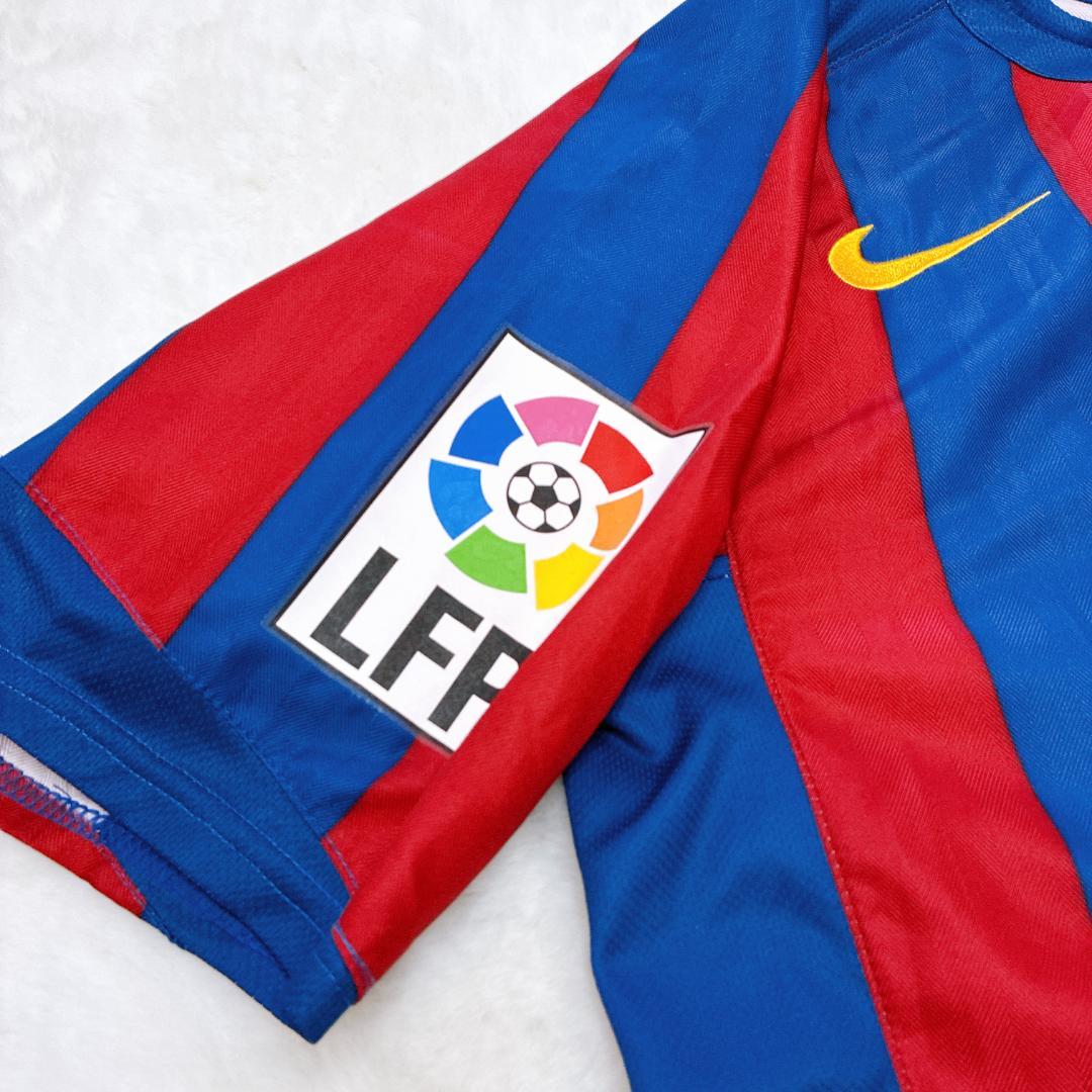 NIKE バルセロナ ユニフォーム プジョル 5番 M 長袖 バルサ FCB