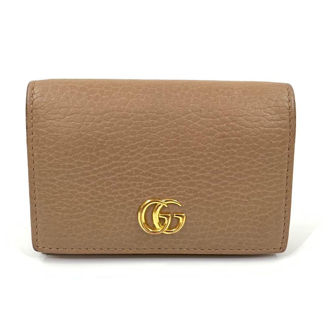 GUCCI グッチ GGマーモント カードケース 名刺入れ レディース ①
