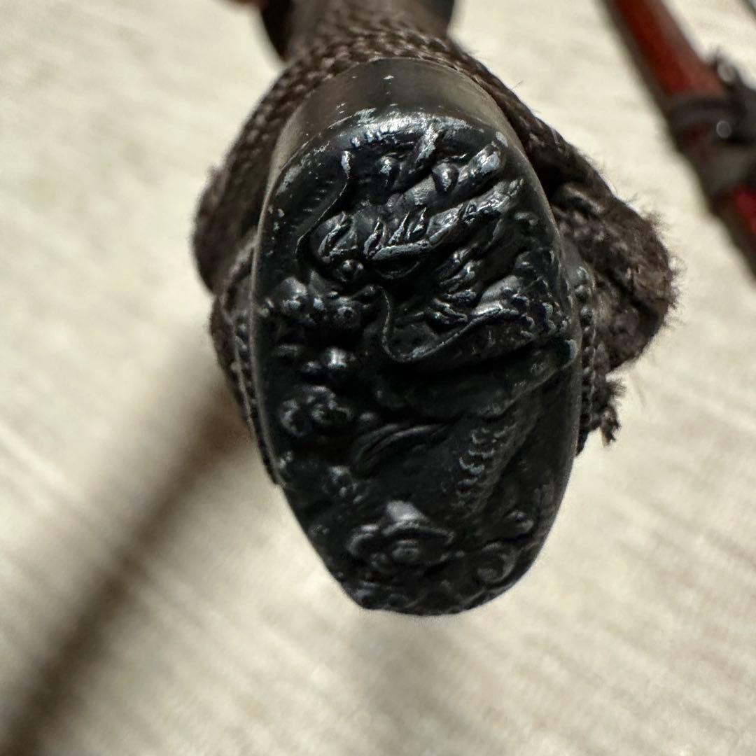 模造刀 黒赤鞘 二本セット