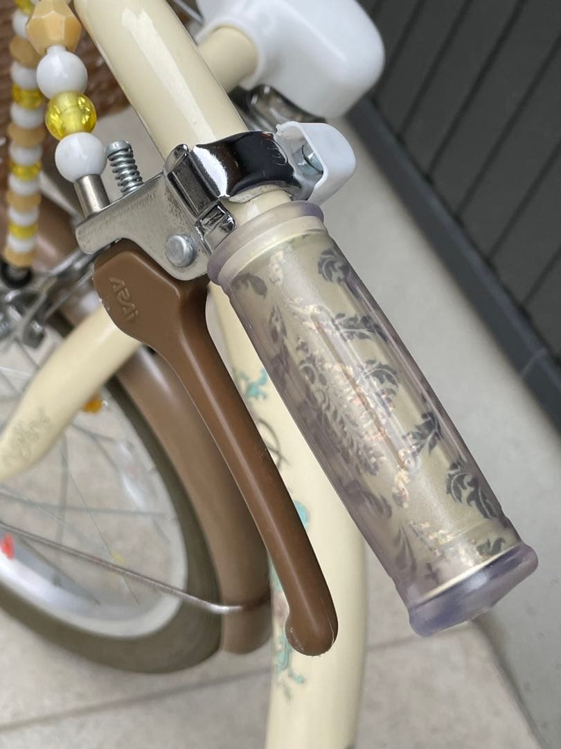 トイザらス 子供用自転車 旧型 ディズニー 美女と野獣 ベルS 補助輪付き自転車