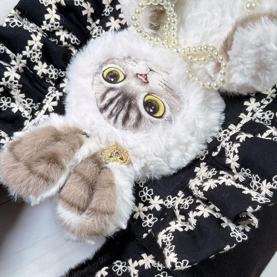 ゆ*ら様 コヤンイサムチョン♡訳あり！さば猫ちゃんの形が変わる帆布＆フリルトート