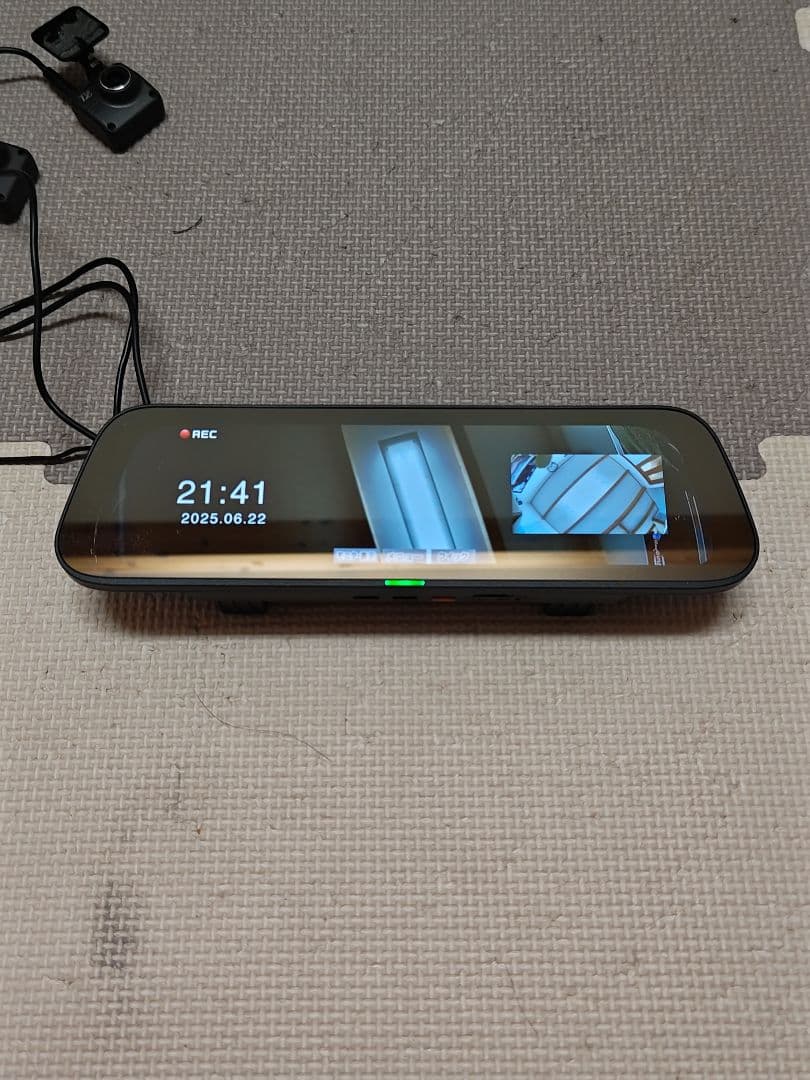 TZ ミラー型ドライブレコーダーTZ−D203MW前後独立カメラ