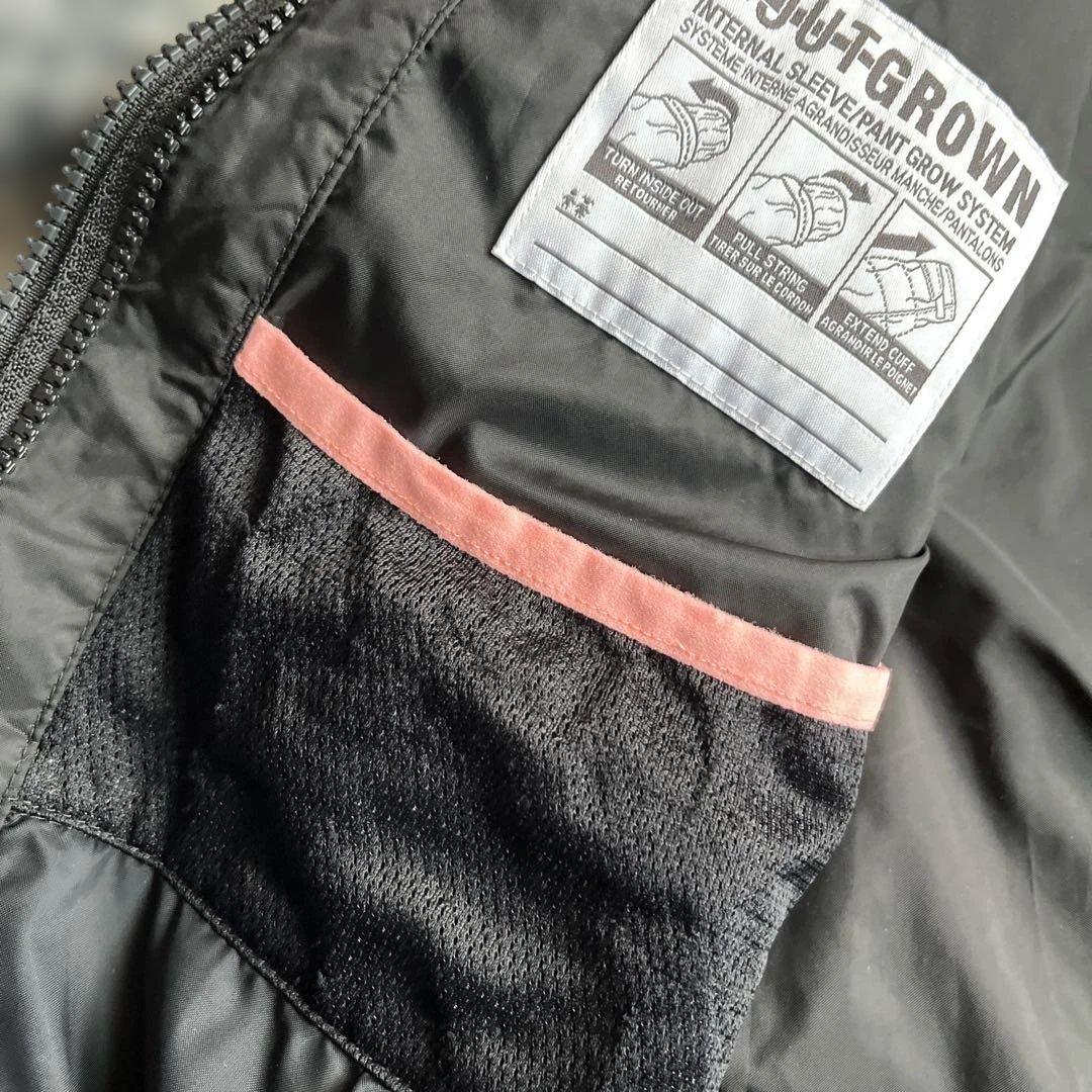 コロンビア　キッズ　130 スキーウエア　スノーウエア　女の子　高機能　黒