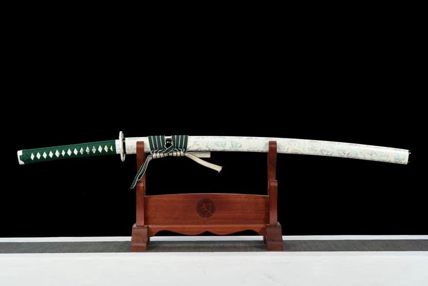 古兵器   武具　刀装具　日本刀　模造刀   居合刀 『竹・鏡面打刀』