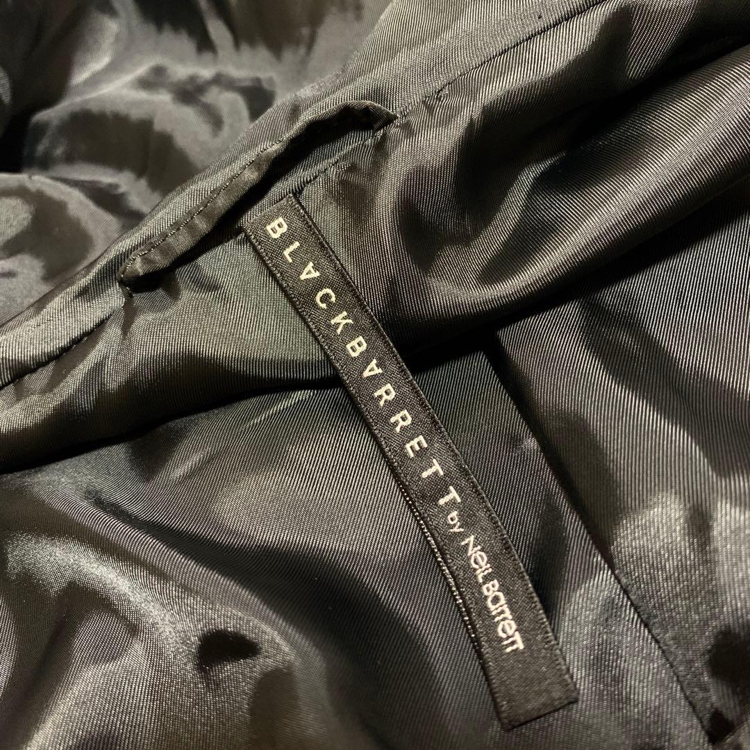 ブラックバレットバイニールバレット モッズコート ジャケット フリースインナー