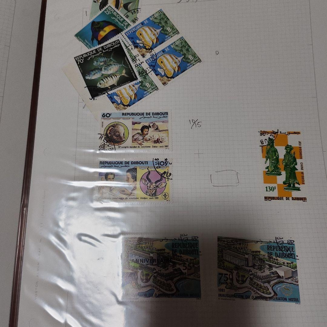 アフリカ全土　使用済み切手　12冊