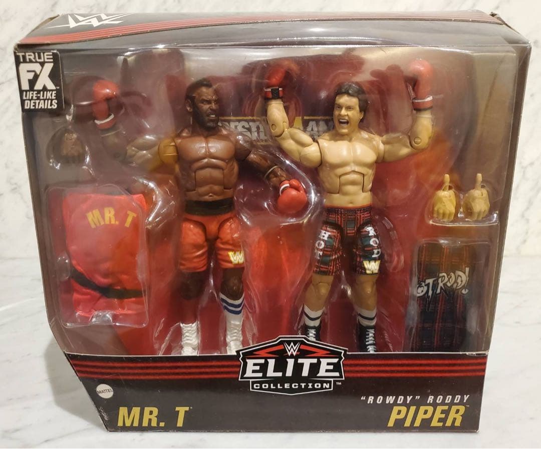 WWE マテル プロレス ロディ パイパー vs ミスターT フィギュア
