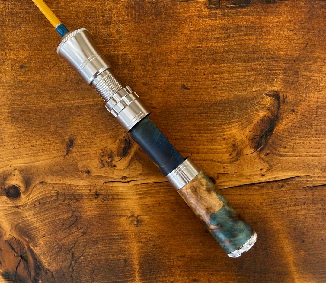 トラウトロッド　スピニング　502UL ウッドグリップ スタビライズドウッド