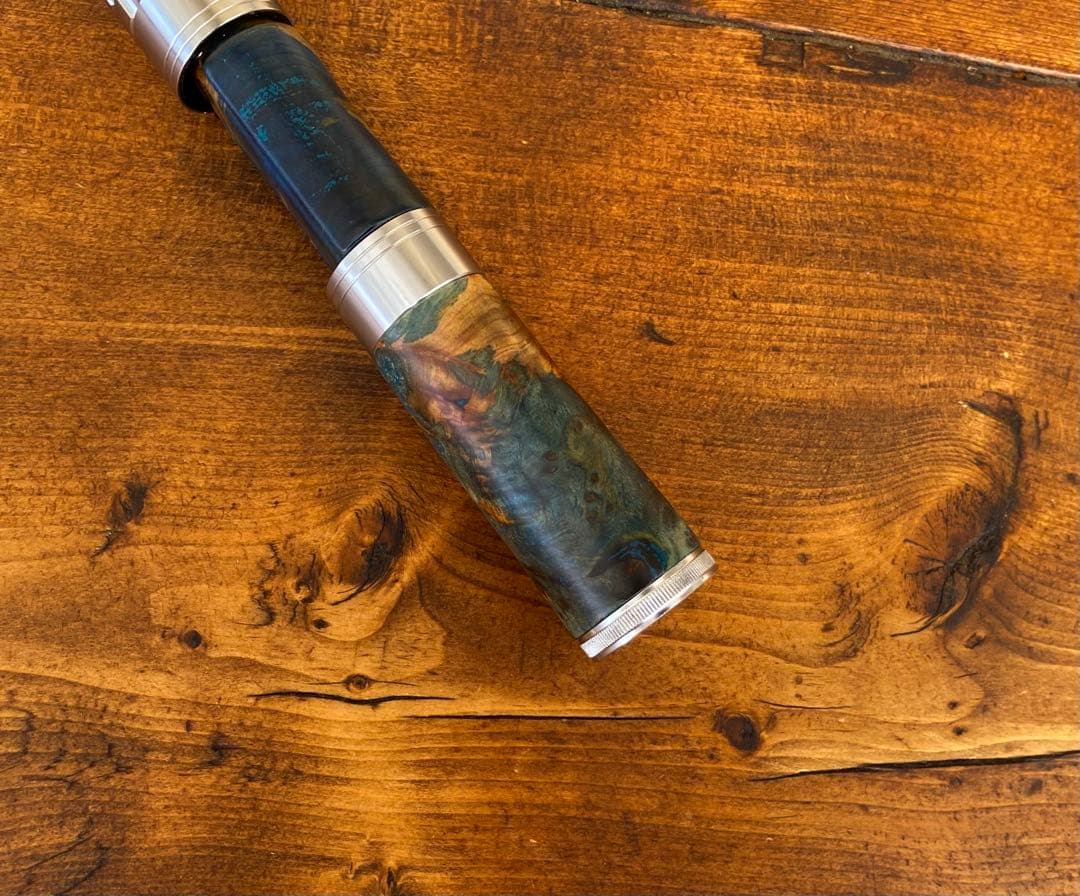 トラウトロッド　スピニング　502UL ウッドグリップ スタビライズドウッド