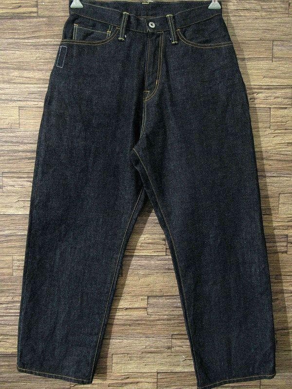 極美品 濃紺 シークエル フラグメントデザイン セルビッチ デニム パンツ S