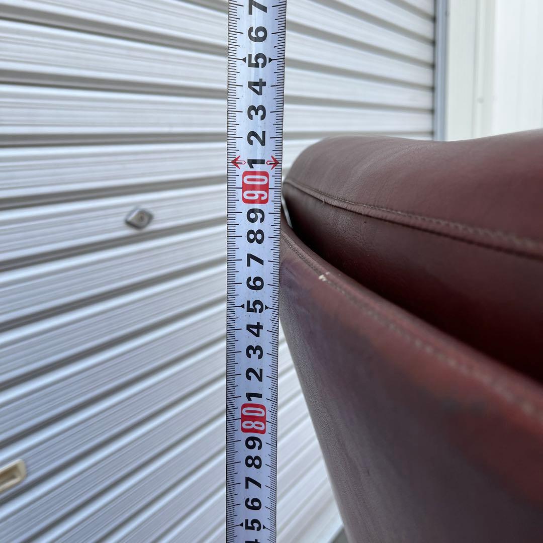 ミッドセンチュリー当時物◾️チトセ ラウンジソファー ラウンジチェア 茶ブラウン