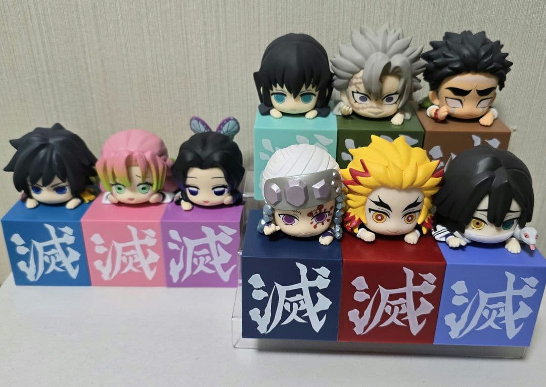 鬼滅の刃　ひっかけフィギア　柱　９体