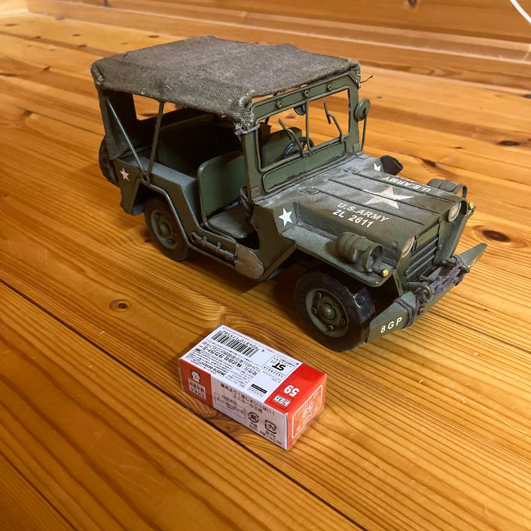 jeepメタル ブリキ ミリタリー　日本未発売