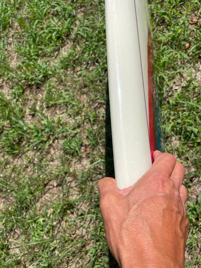 レトロツインフィッシュ5.10厚さ浮力あり