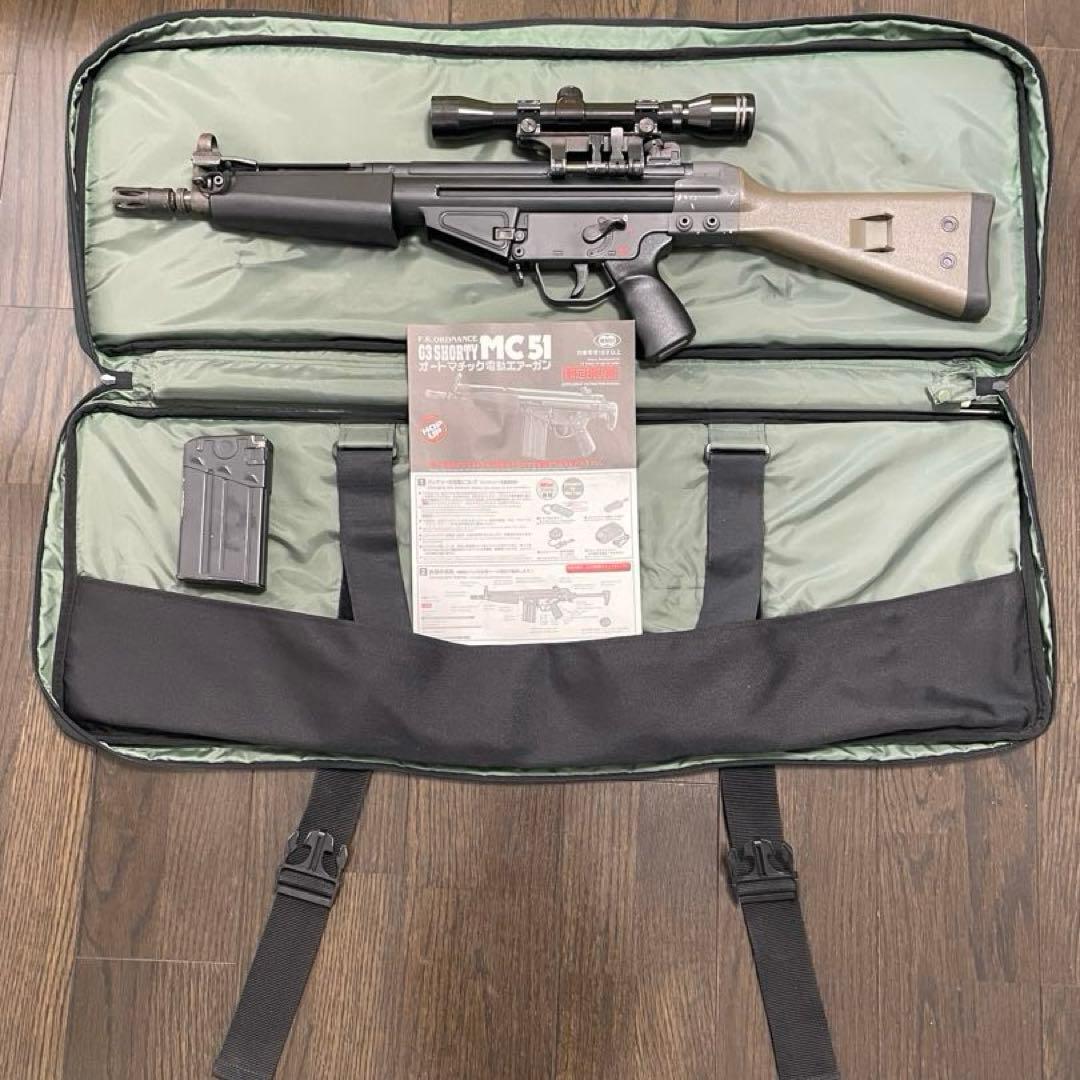 東京マルイ電動ガン MC51 スコープ付＋ガンケース