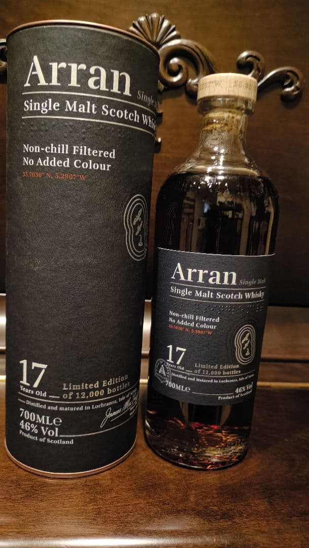 Arran 17年 シングルモルトウイスキー 700ml