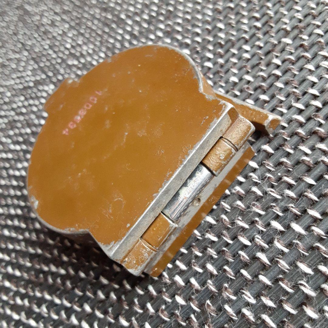 古い日本陸海軍五七式羅針盤/コンパス方位計地図磁石/野外行軍装備/銃武具携帯え