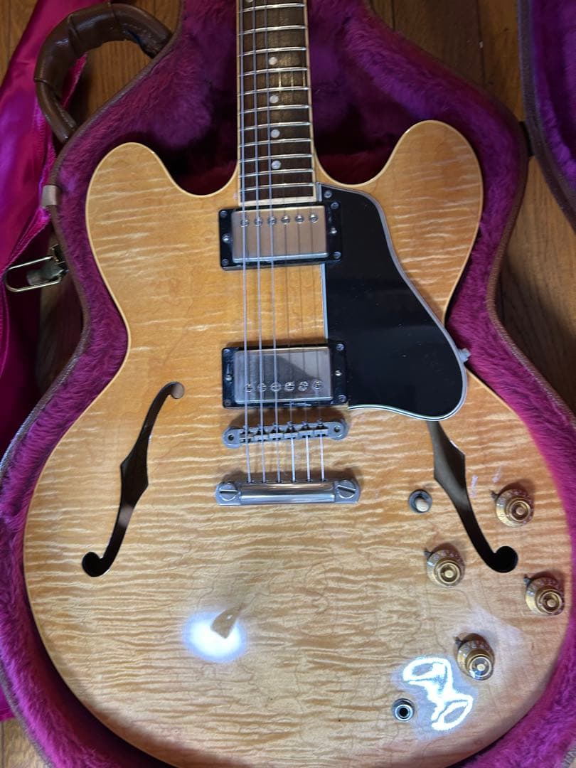 希少 ギブソンＥＳ-335 ビンテージ 純正ハードケース付 ナチュラルカラー