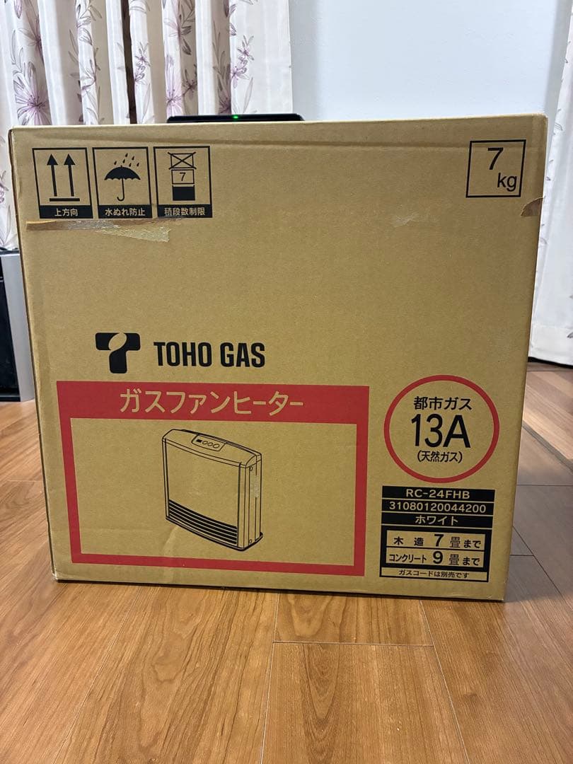 TOHO GAS ガスファンヒーター RC-24FHB (2016年製造)