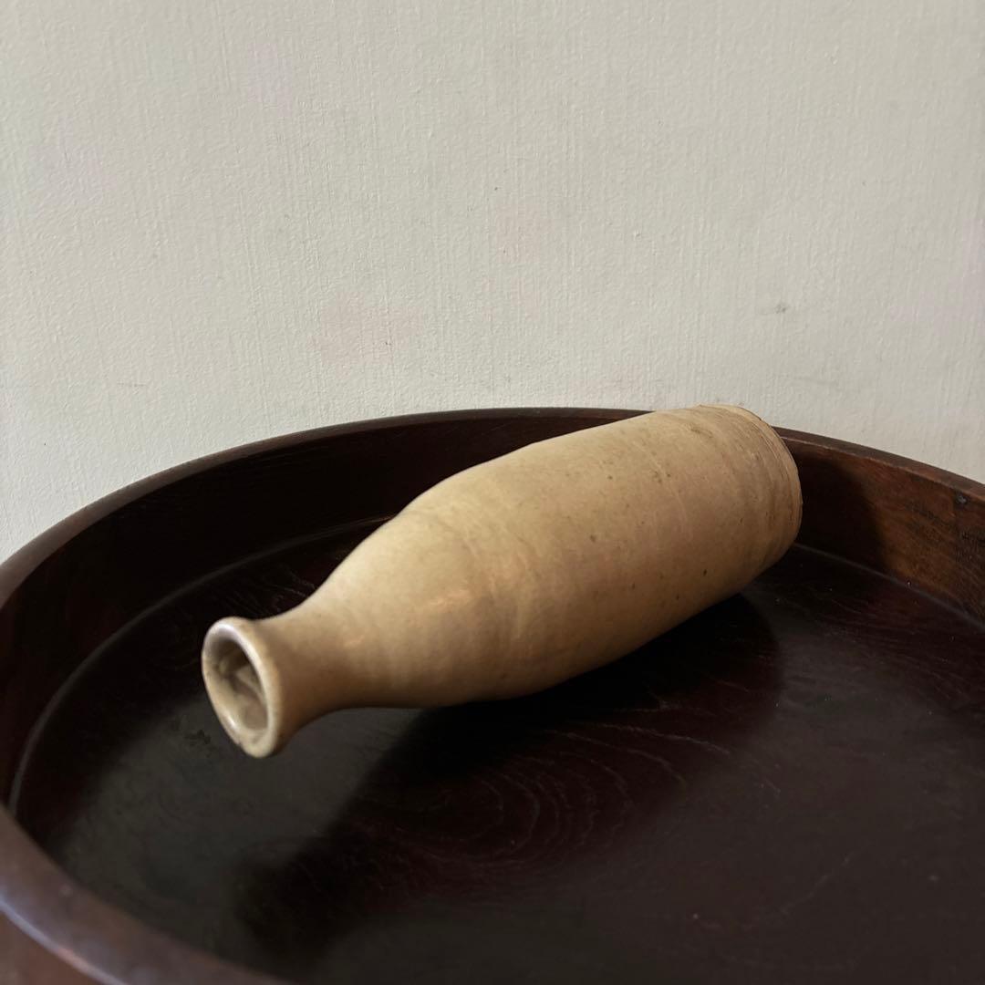 白丹波徳利　古美術　古道具　アンティーク　青山二郎　古陶磁　古民芸　酒器　李朝