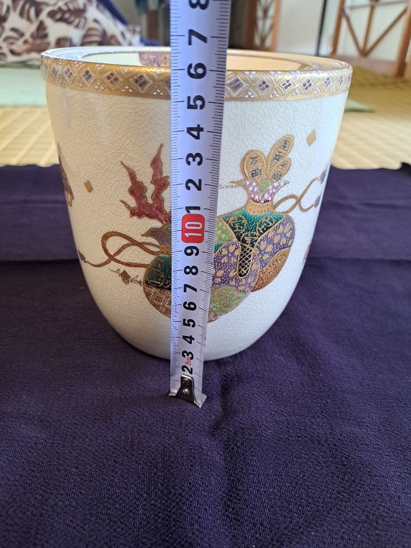 薩摩焼　江月窯（こうげつがま）　水指　水差し