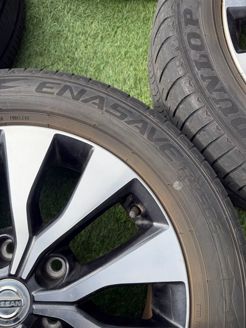 ゆ*う様 16インチ 195/60R16ノーマルタイヤホイールセット　日産純正