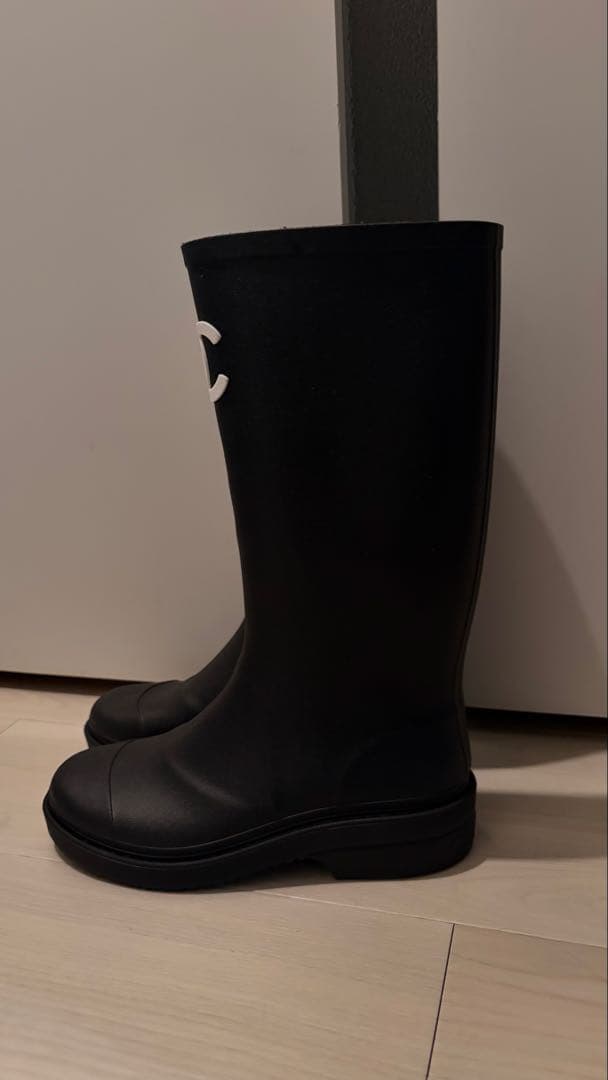 CHANEL ブラック ロングブーツ 35（EU）