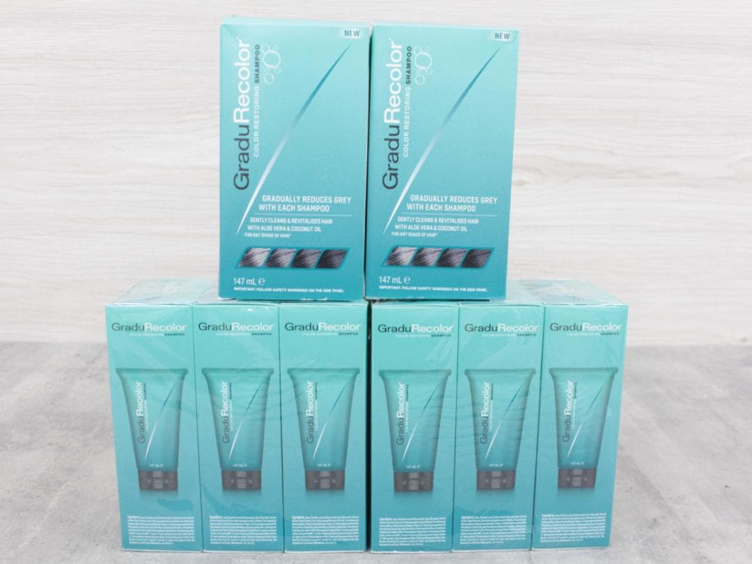 ▲未使用/未開封 8個セットグラジュリカラーシャンプー 白髪染め