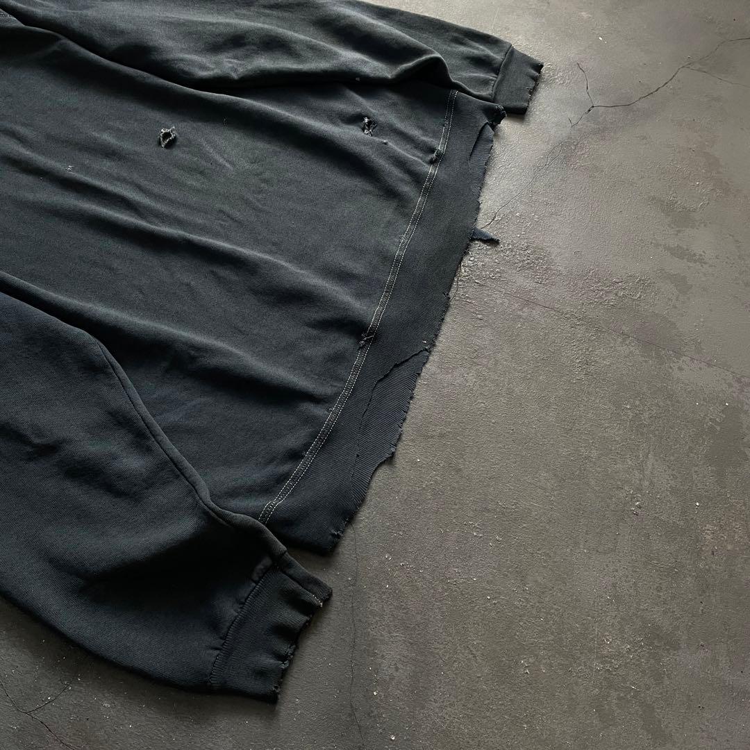 80s old“adidas”後染“ペンキ“grange boro sweat