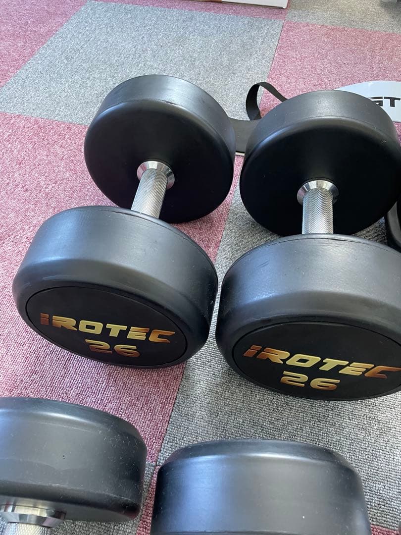 IROTEC ラバーダンベル 26kg②