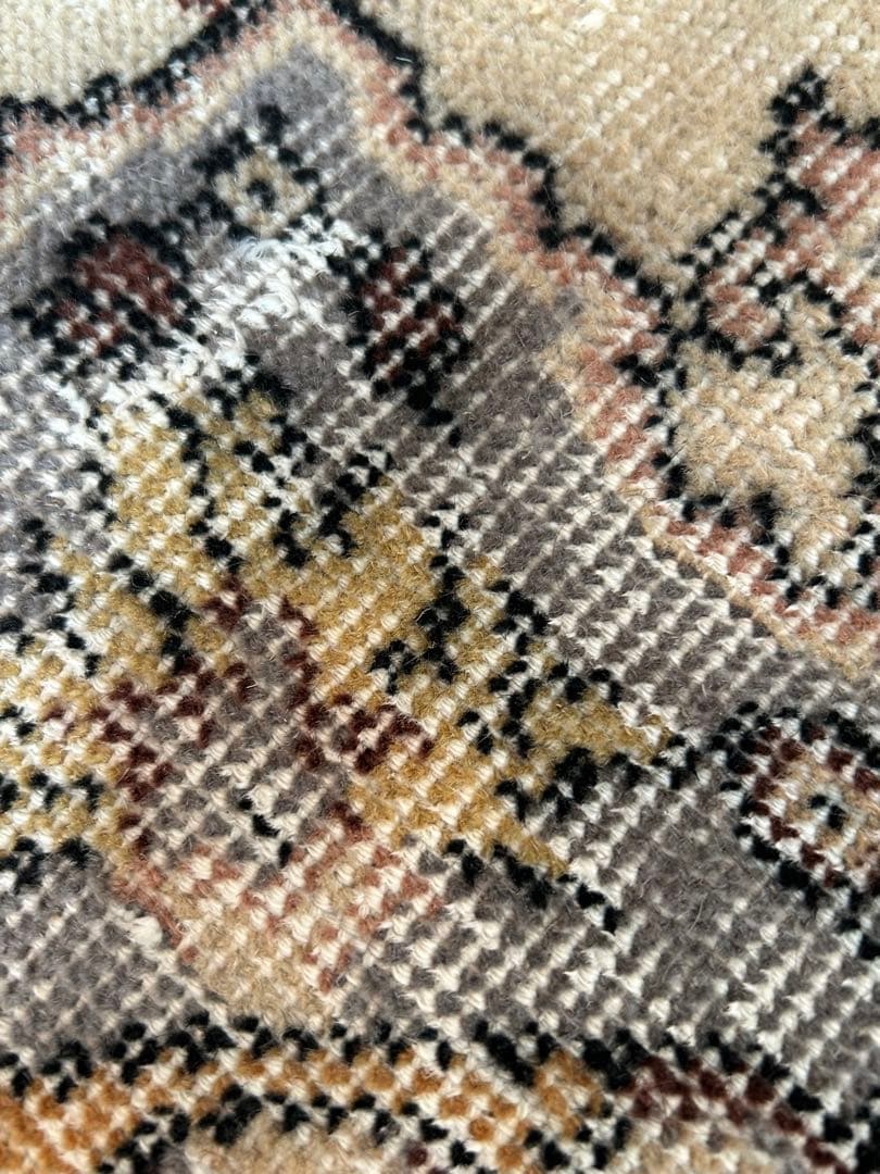 ＊お値下げ　トライバルラグ・トルコヴィンテージラグ・ウール 約121×203cm