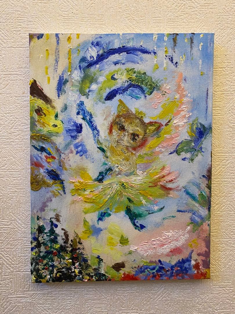 油彩　【practice dancing 】　一点もの　4F