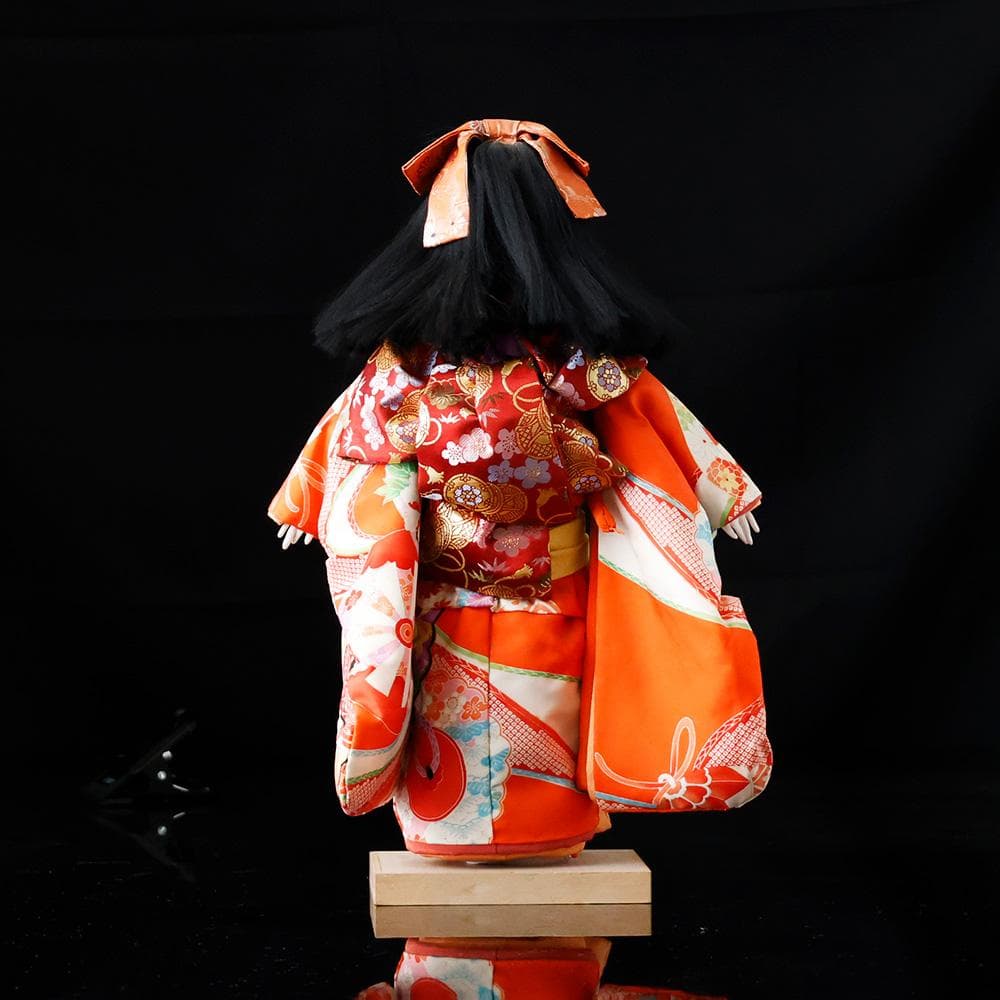 T　維文作　市松人形　曰く付き　呪いの市松人形　ホラー　着物　工芸品