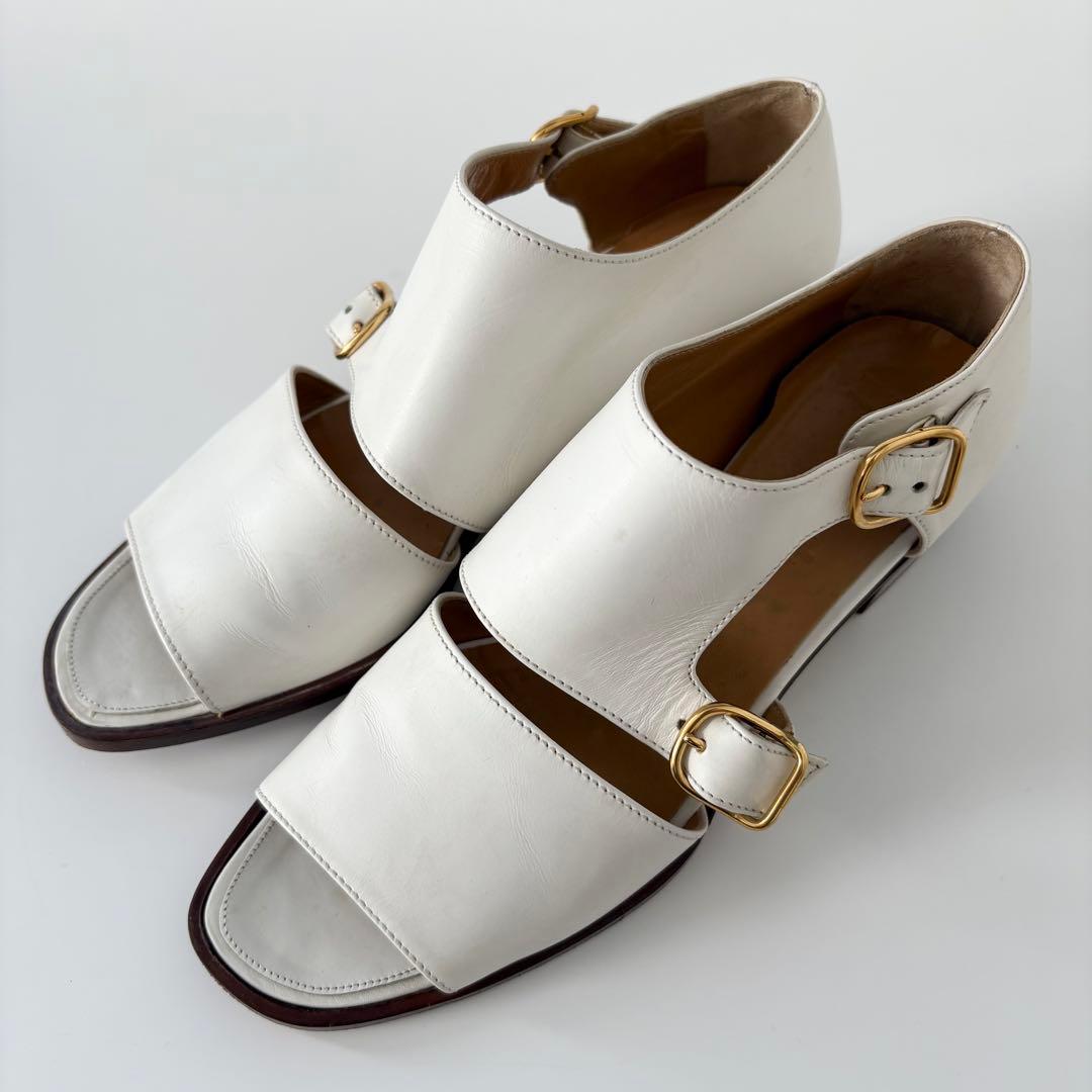 HERMES エルメス ストラップ サンダル 36 ハーフ