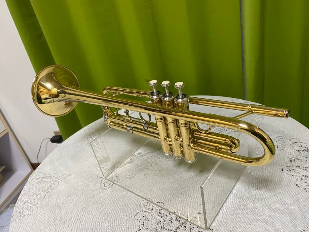 美品　メビウス100　ゴールド　トランペット 新品マウスピース付き