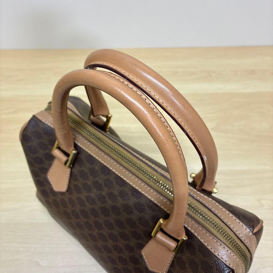 CELINE セリーヌ　マカダム柄　ハンドバッグ　ミニボストン