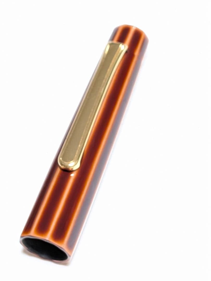 中屋万年筆 鴇溜 14k ゴールドニブ 細軟 十角 ライター ポータブル