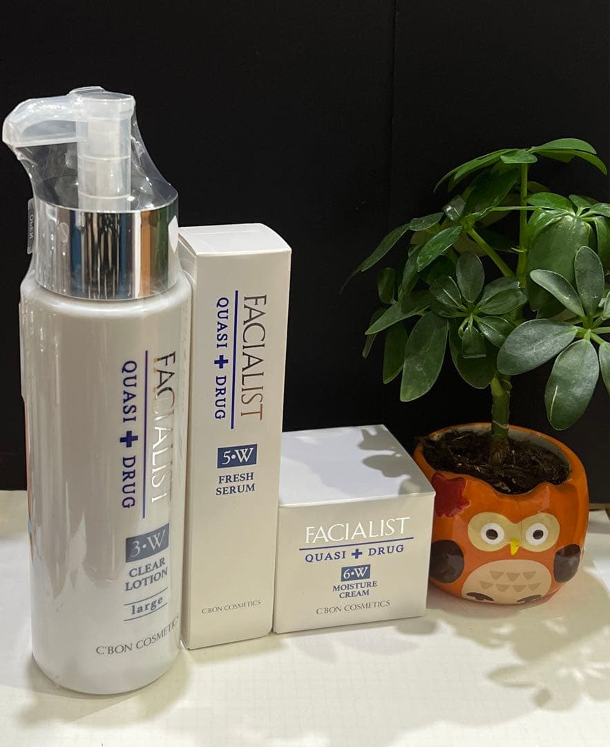 シーボン ホワイトクリアローション&フレッシュセラム&モイスチャークリーム