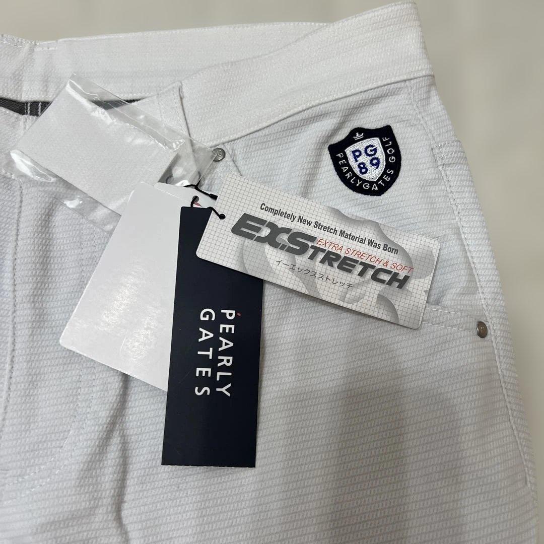 PEARLY GATES ストレッチパンツ ホワイト　秋・冬用