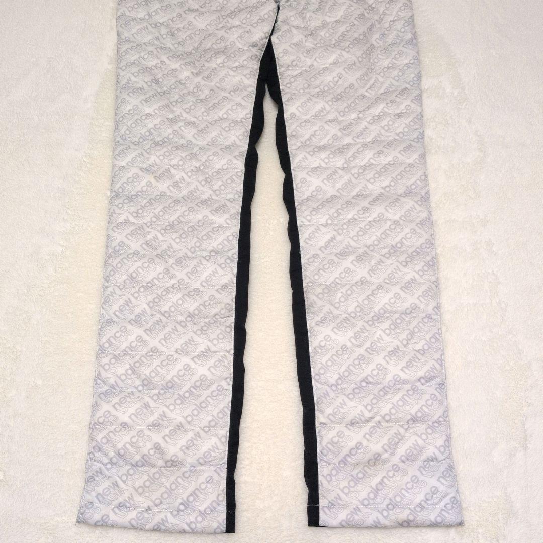 ニューバランス ゴルフ 中綿パンツ 総柄 白×黒 5サイズ L