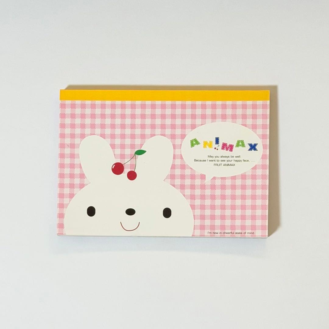 【匿名配送】激レア！未使用！プレコ アニマル くま うさぎ メモ メモ帳 当時物