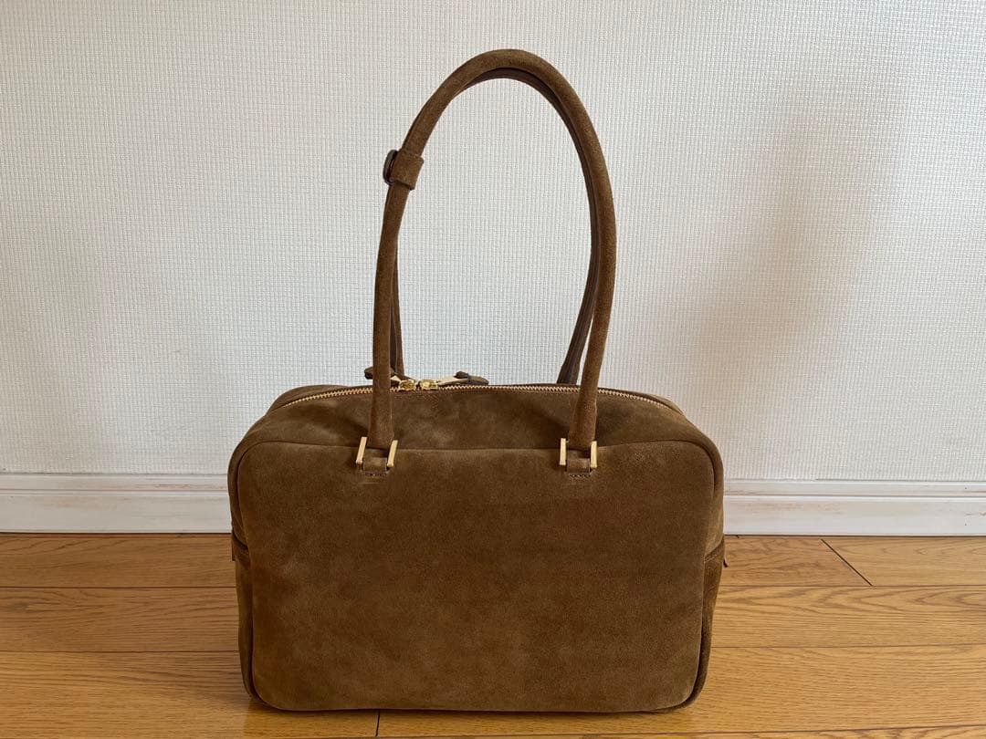 IENA Manuel MILANO マニュエルミラノ スエードボストンバッグ