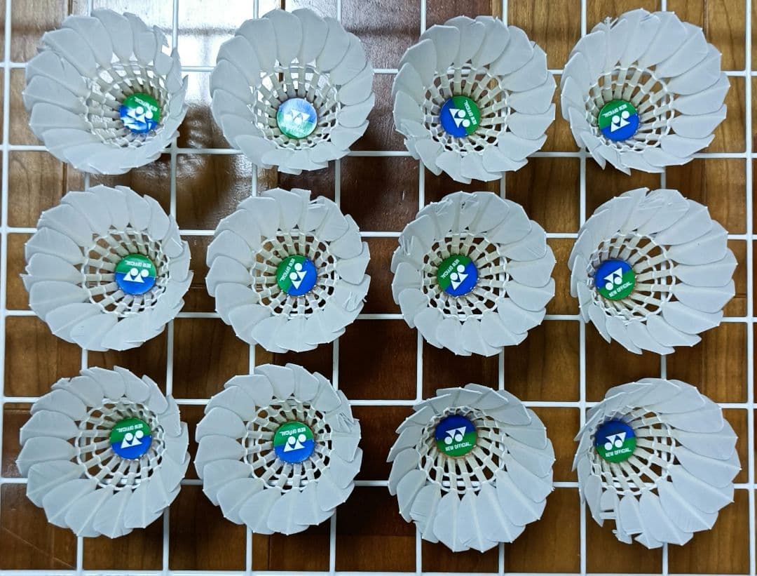 YONEX ヨネックス ニューオフィシャル 中古 10ダース シャトル 基礎羽根