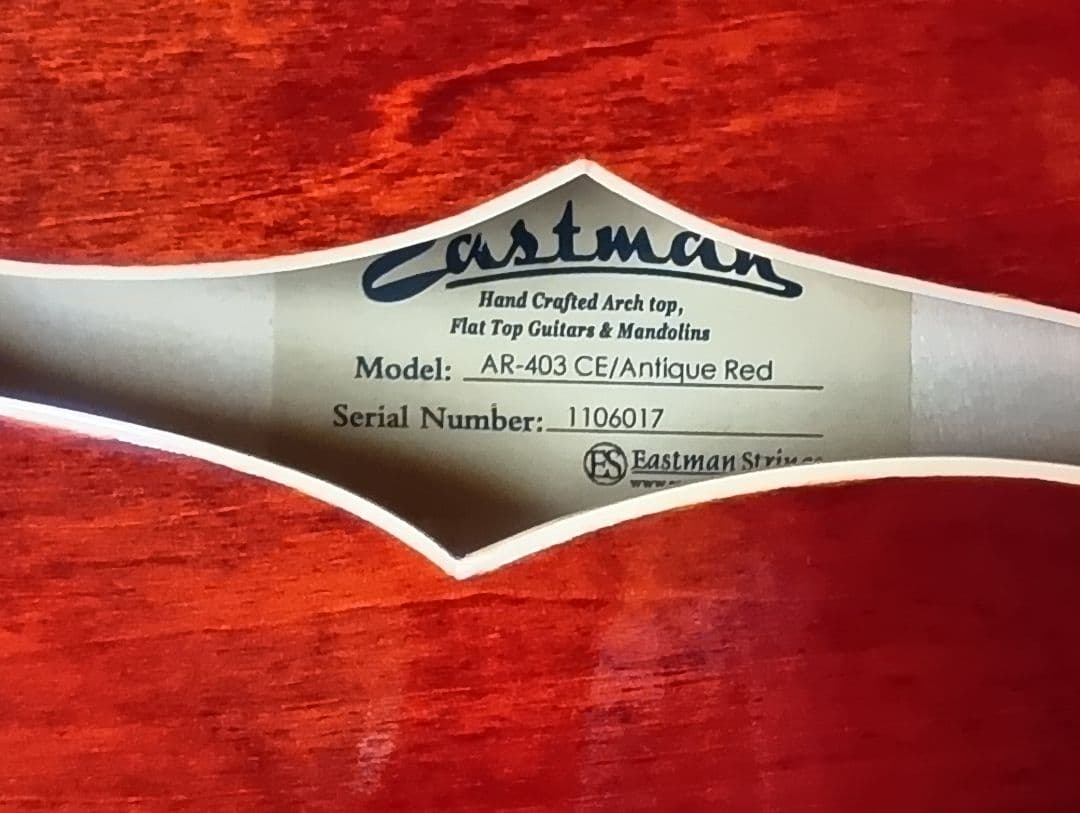 ギター Eastman AR-403CE/Antique red