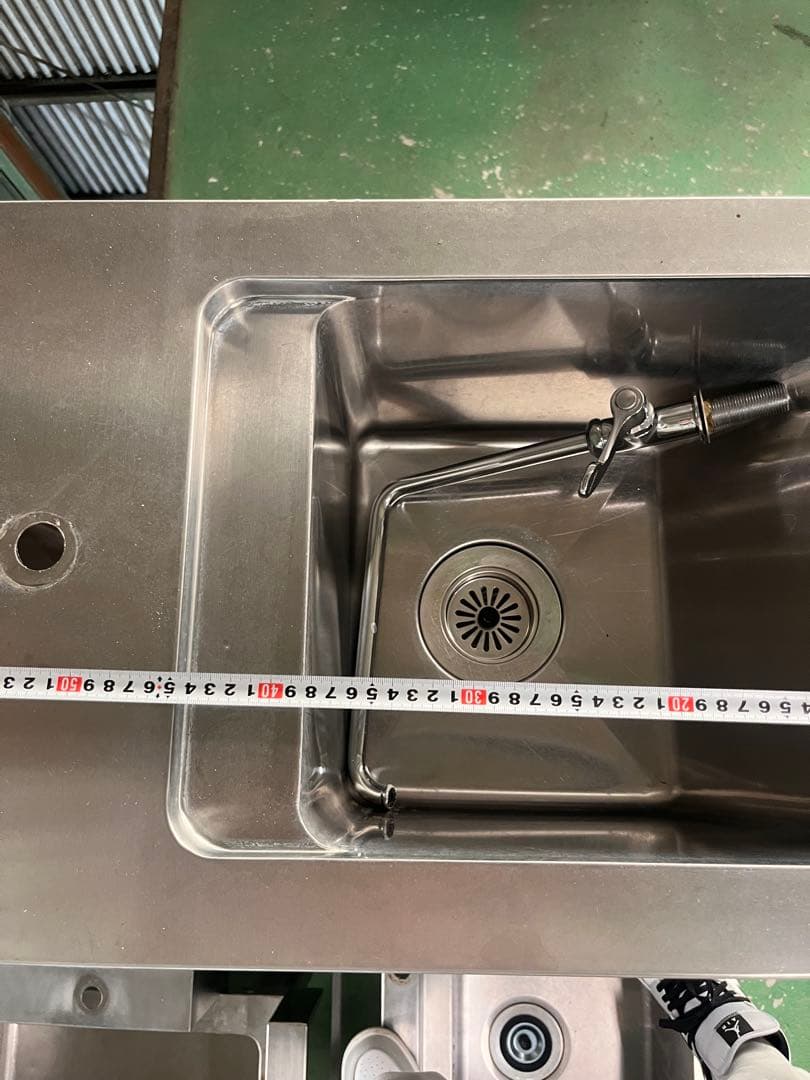 ☆工場整備品☆一槽シンク　美品　幅400 ステンレス　業務用