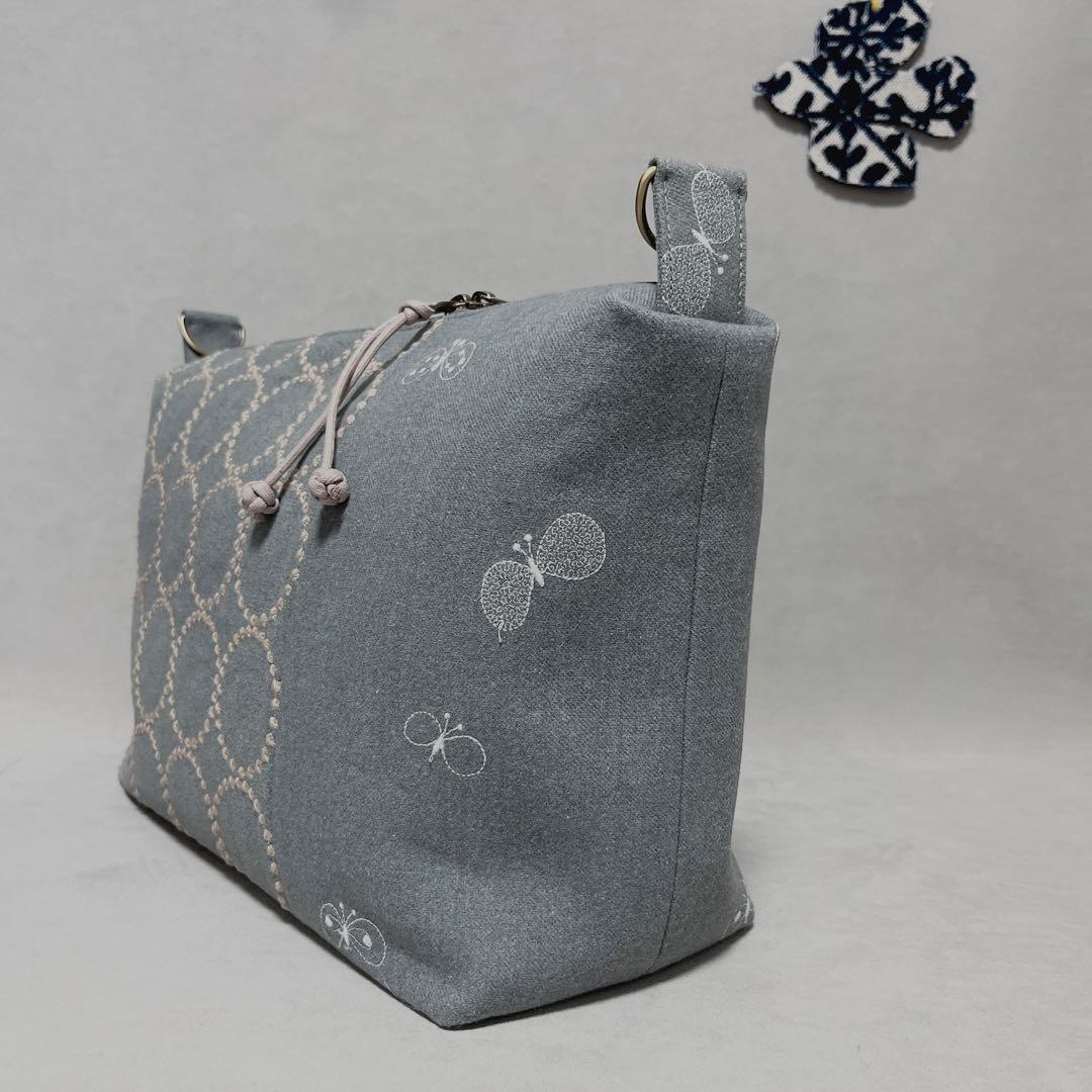 ハンドメイド　ミナペルホネン　クロスボディバッグ⑅︎◡̈︎*