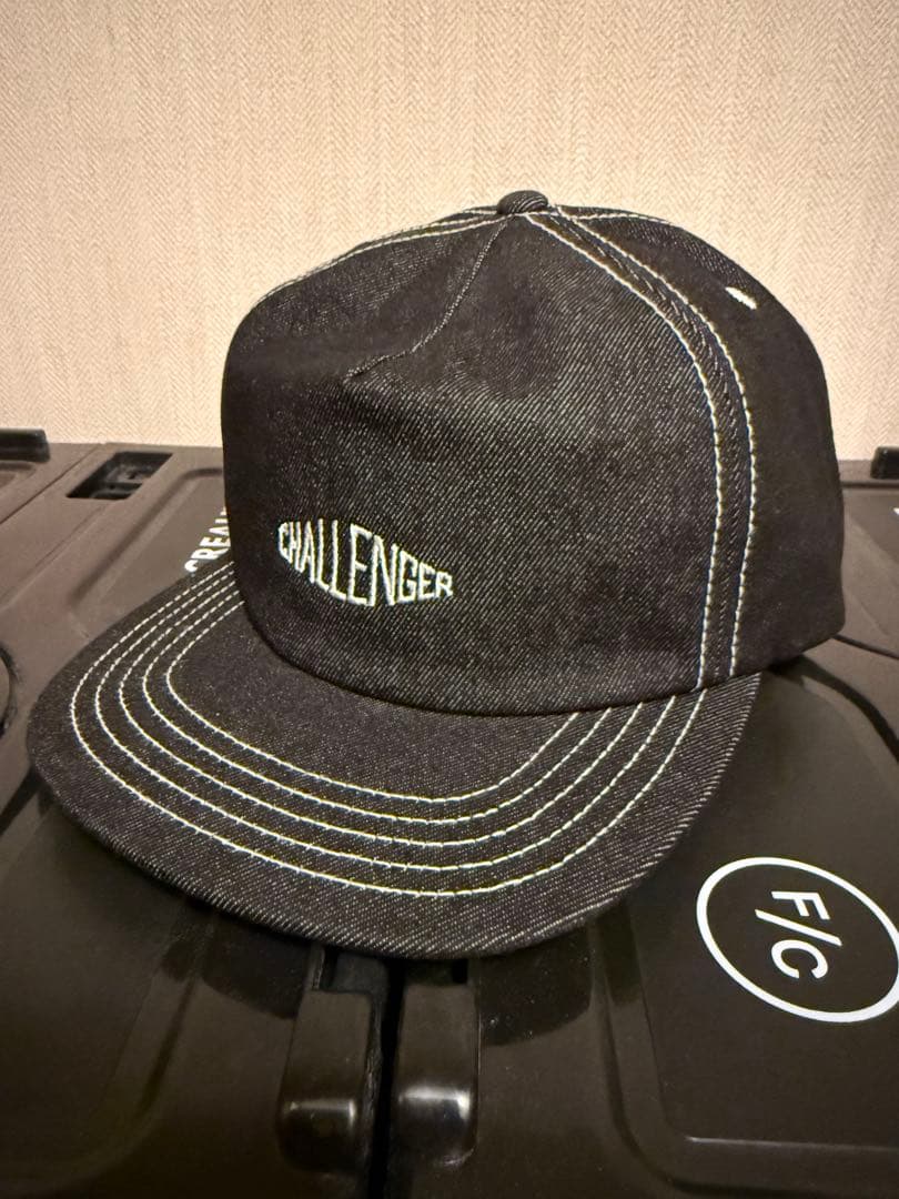 CHALLENGER チャレンジャー　デニムキャップ ブラック