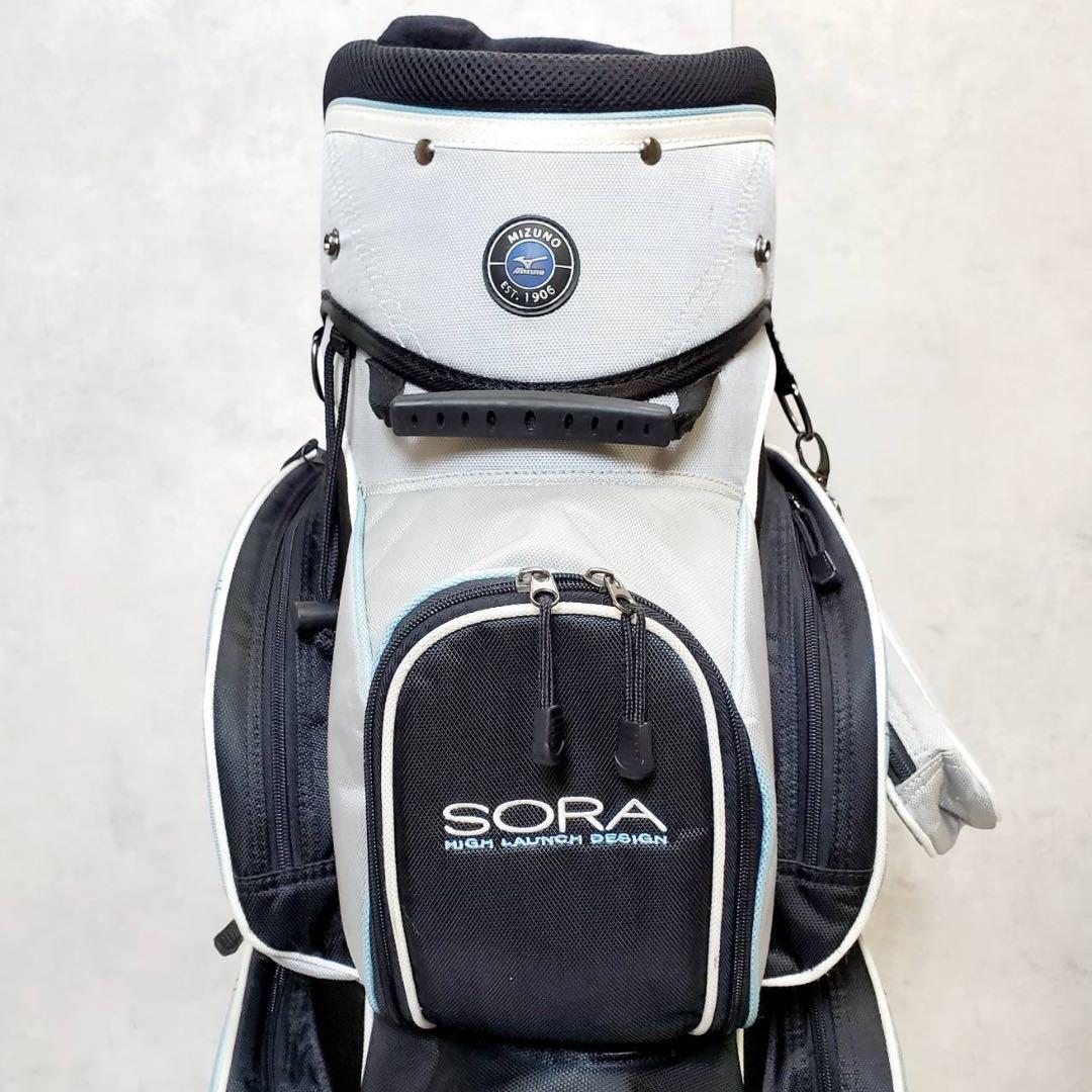 MIZUNO SORA キャディバッグ ゴルフバッグ 10分割 口枠 ミズノ