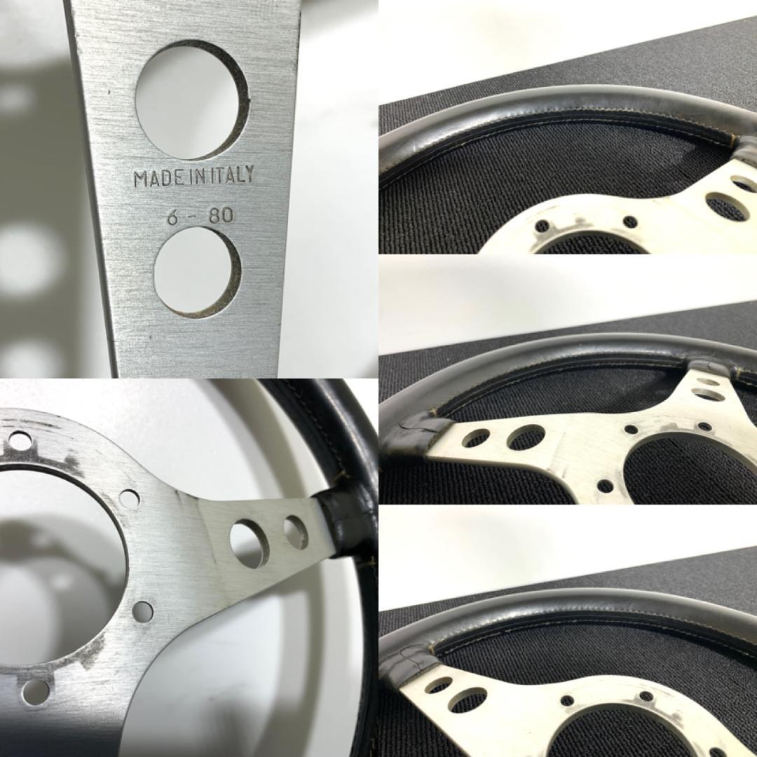 超希少 モモ クレイ レガツォーニ ステアリング 34Φ 80年製 当時物